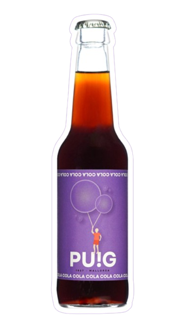 Botella de cola de bebidas Puig