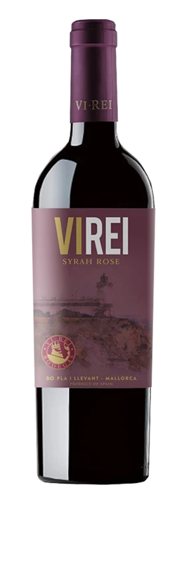 Imatge d'ampolla de vi negre VI REI SYRAH ROSE