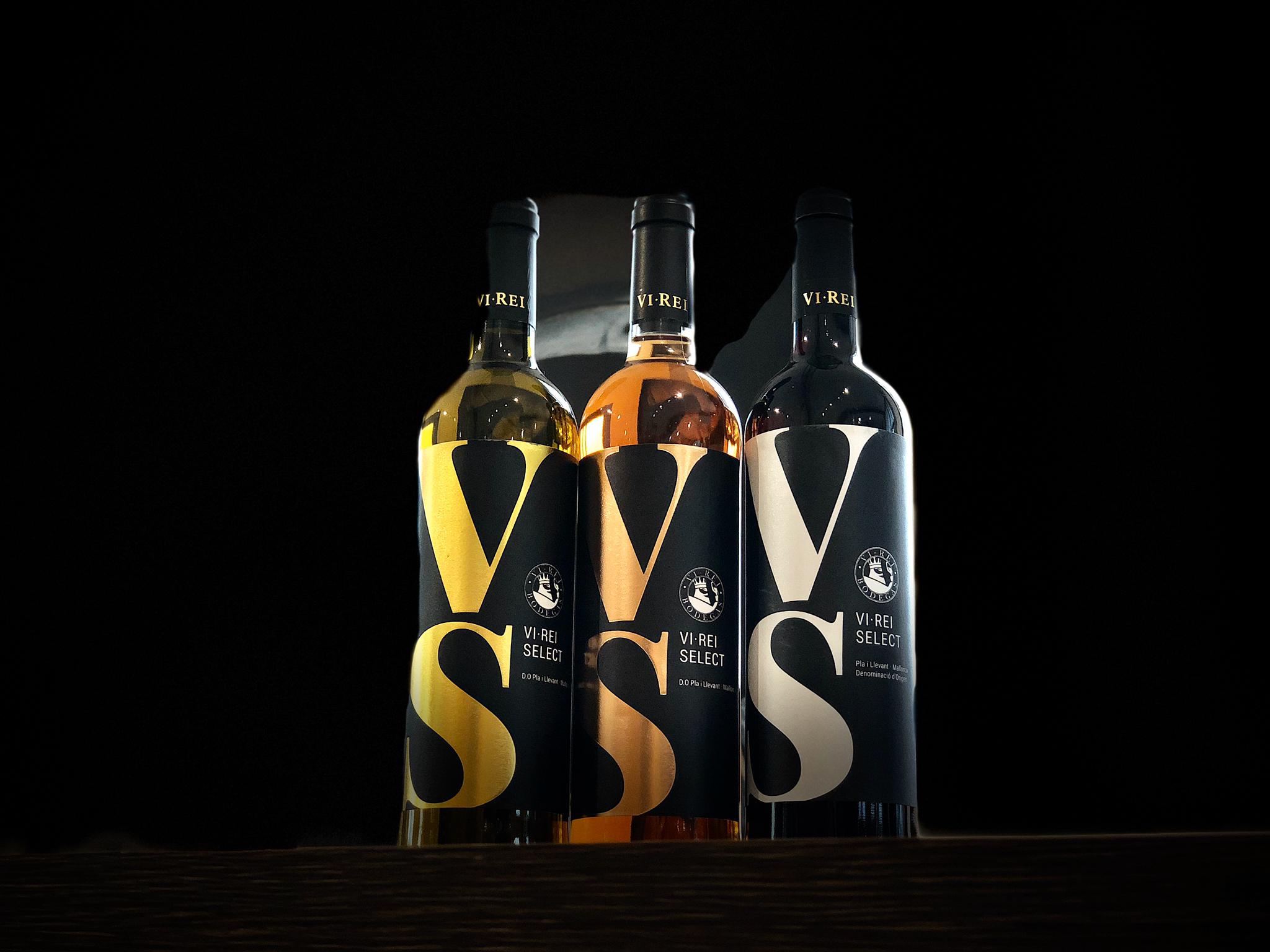 Image with different wines from Bodegas Vi Rei