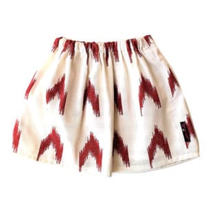 Children's white skirt, tongues of handmade Mallorcan cotton Carminitta.  Cotton fabrics, designed for the most delicate skins, as well as a wide variety of current and fun models for the little ones.