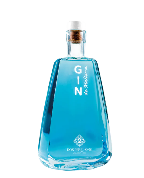 Botella de ginebra premium de Dos Perellons