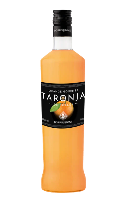 Botella de licor de naranjas