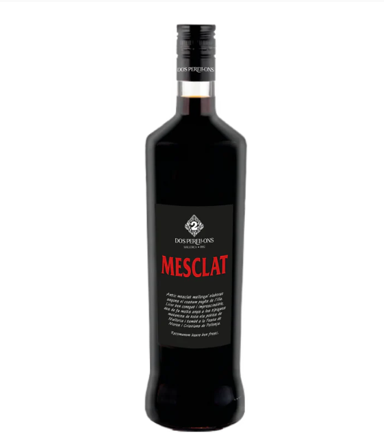 Botella de licor mesclat