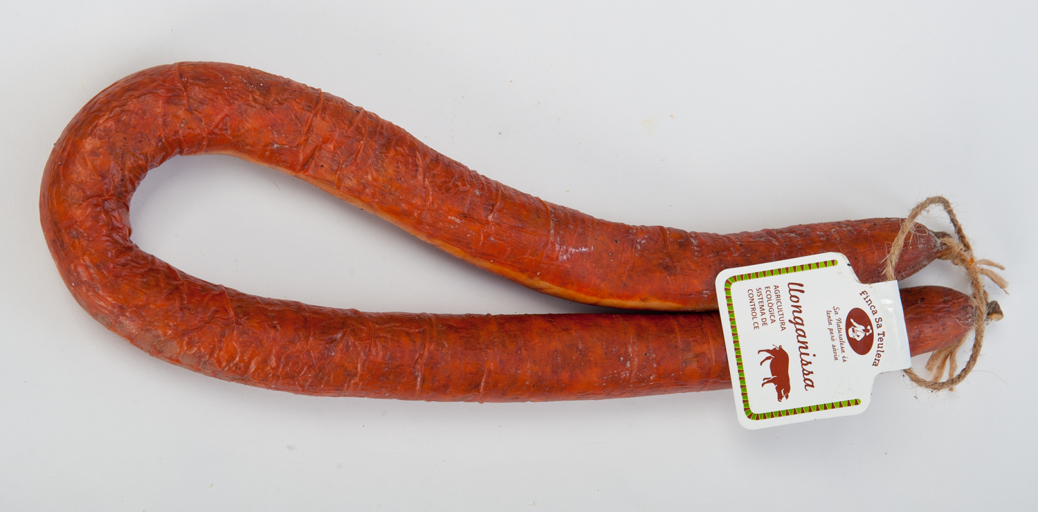 Longanitza ecològica artesanal dolça i picant.