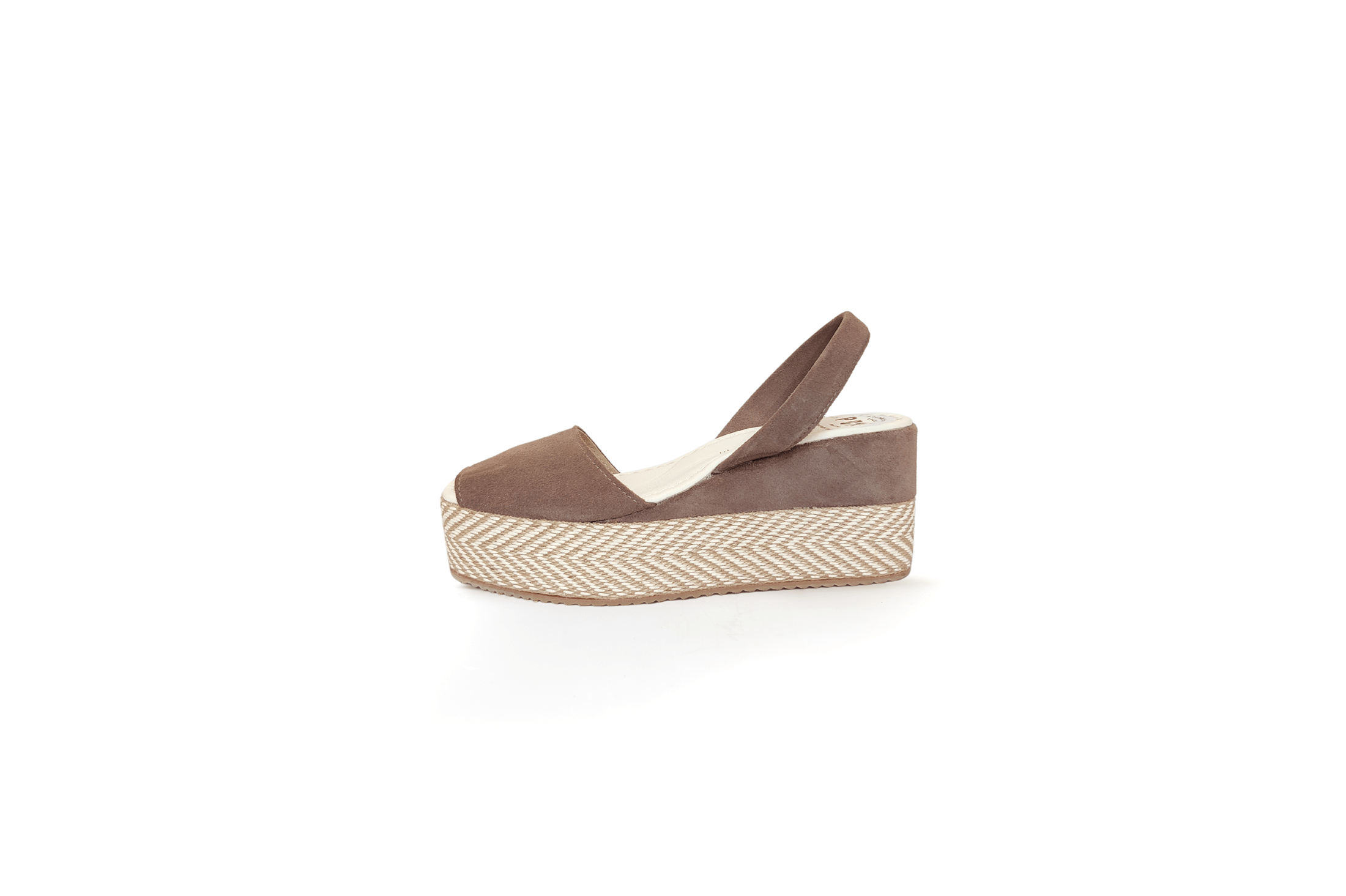 Dark brown wedge menorcan