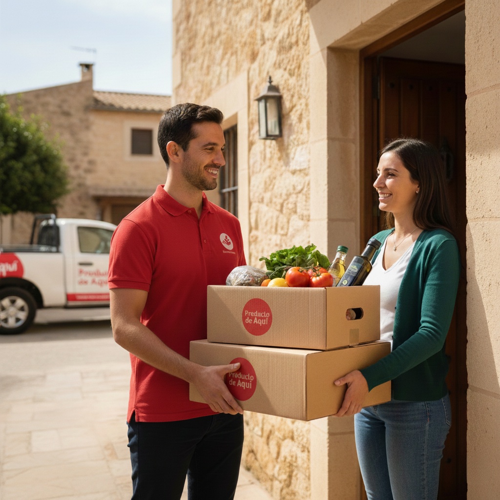 Imatge d e Lliurament de producte d'Aquí de Mallorc