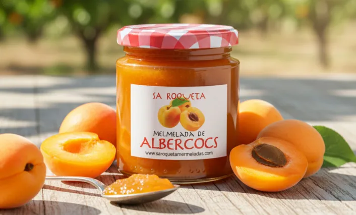 Tarro de Melmelada amb albercocs