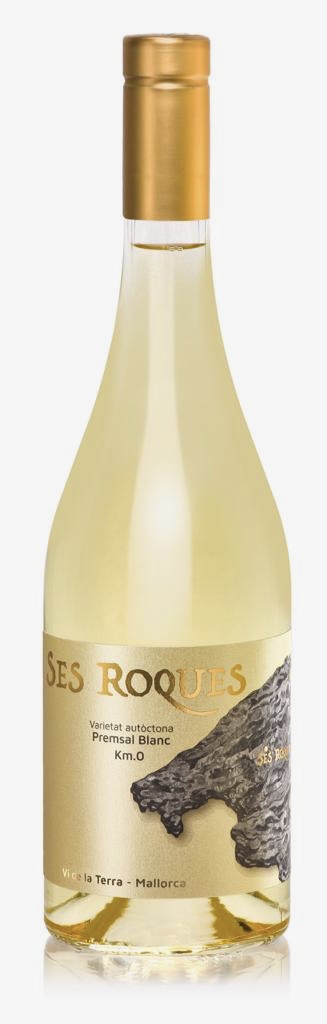 Flasche Ses Roques Blanc Wein