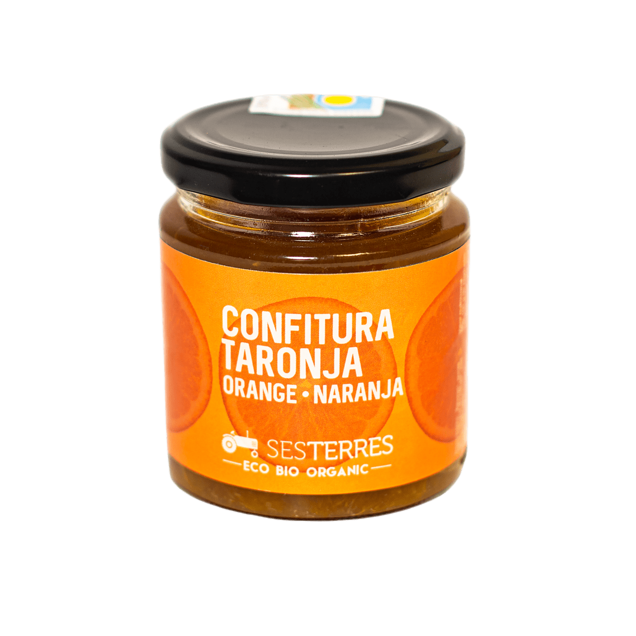 Confitura ecológica de naranja Ses Terres. Formato 250 gramos