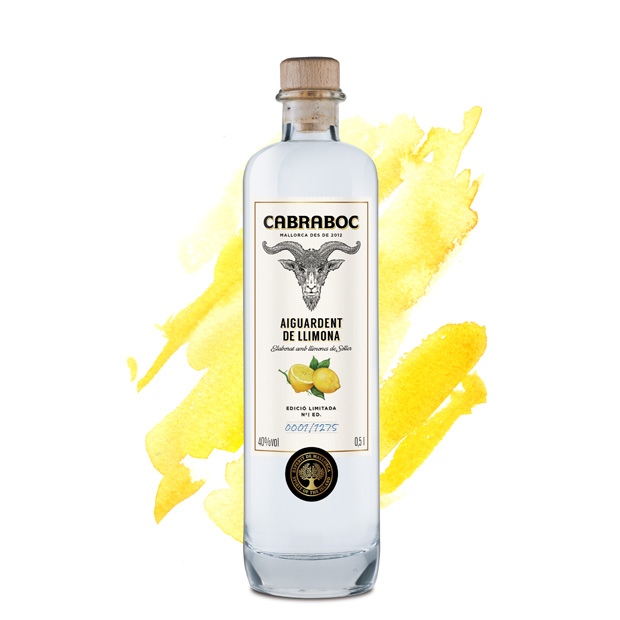 Bild von Cabraboc Zitronenbrandy Flasche