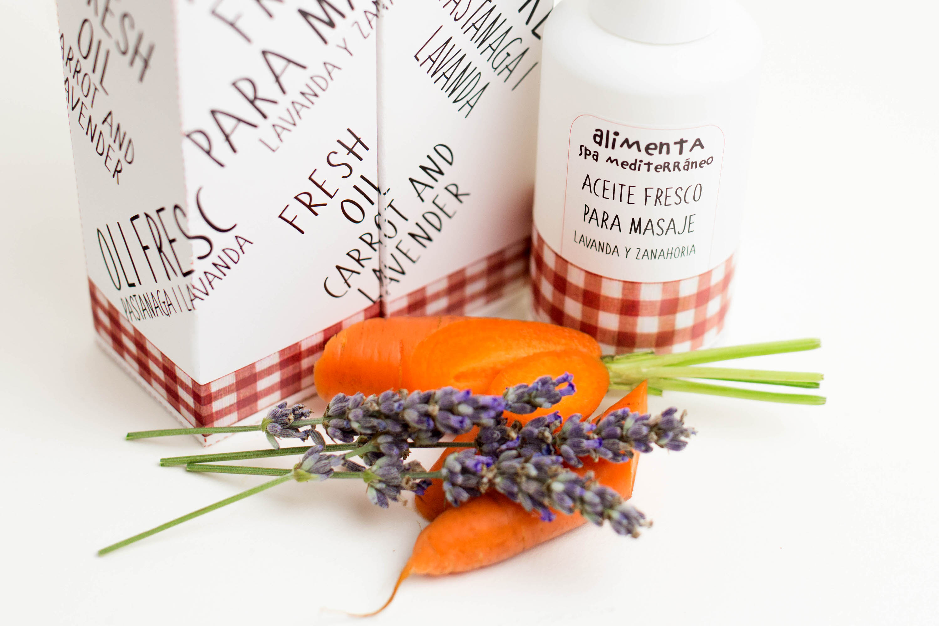 Karotten- und Lavendelöl