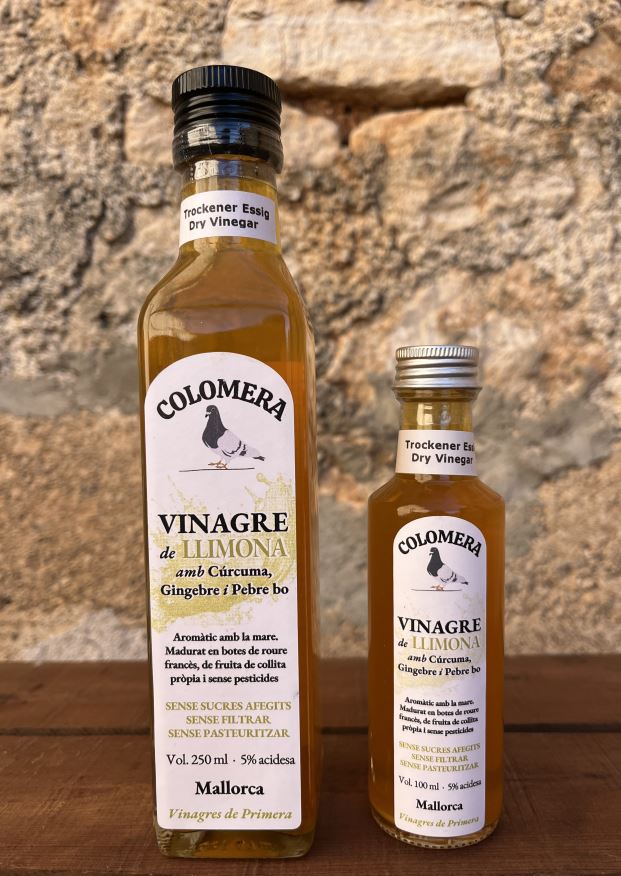 Zitronenessig mit Gewürzen 250 ml und 100 ml