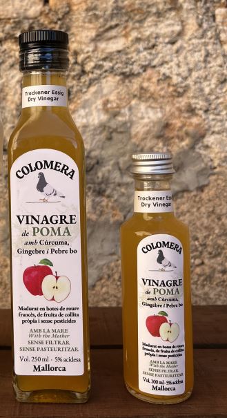 Vinagre de manzana con especias 250ml y 100ml